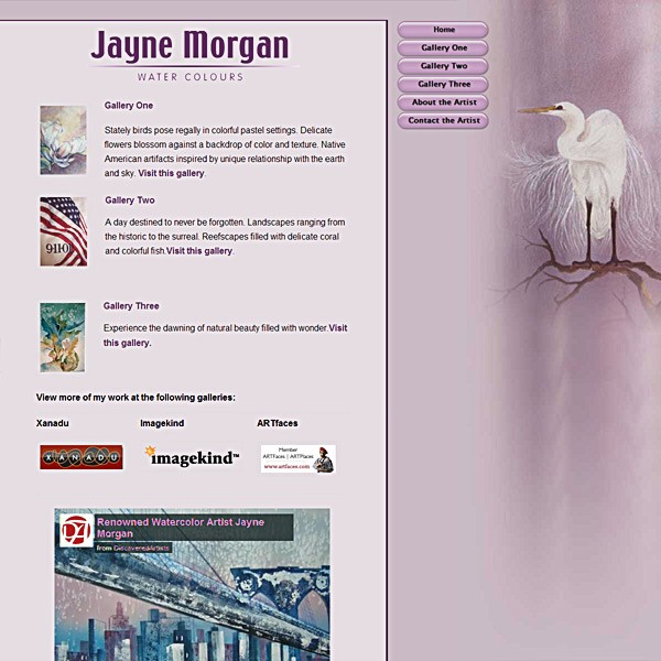 Jayne Morgan, Artist